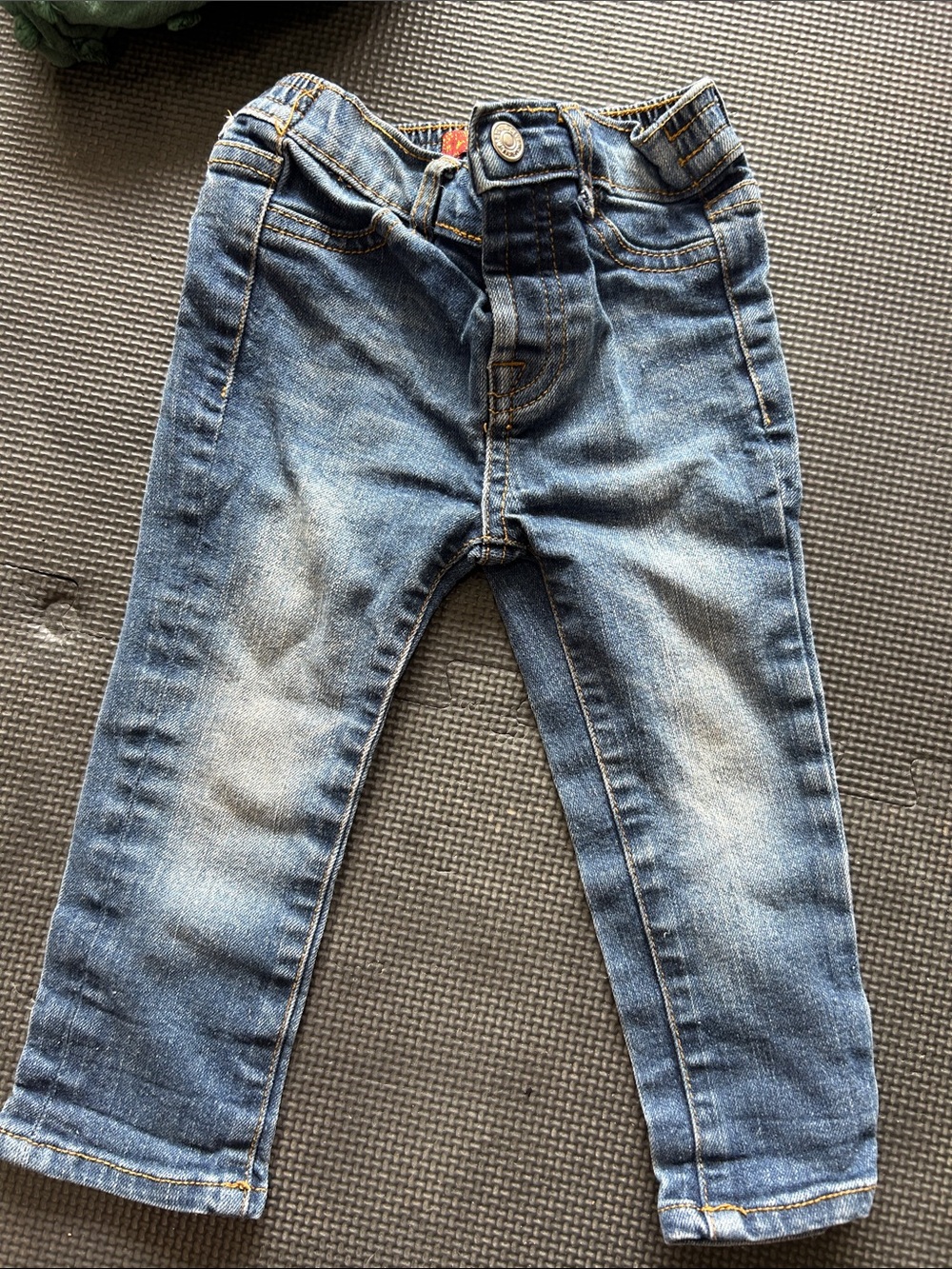 7 For All Mankind Kids Faded Blue Denim Jeans